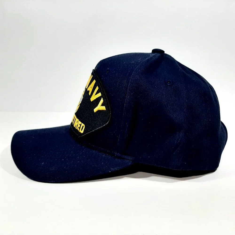 U.S. Navy SCPO Retired Patch Hat Baseball Cap Adju